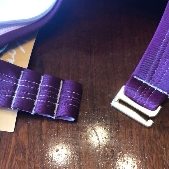 NWT Kona Sol stripped bandeau bikini top Medium, straps - Picture 6 of 11